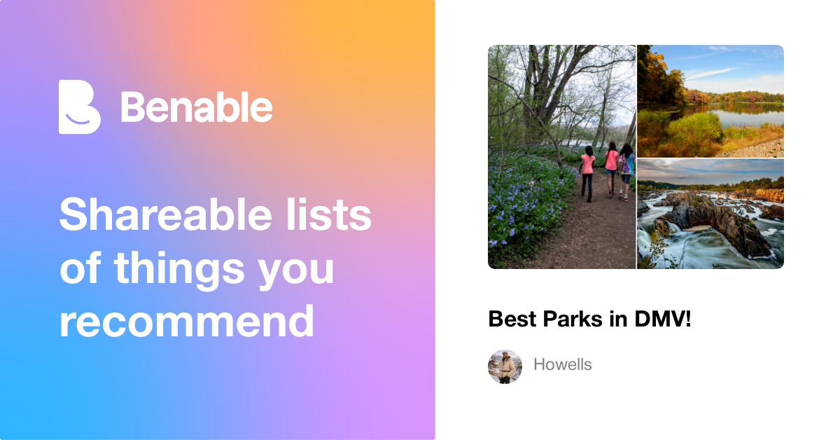 Best Parks in DMV!