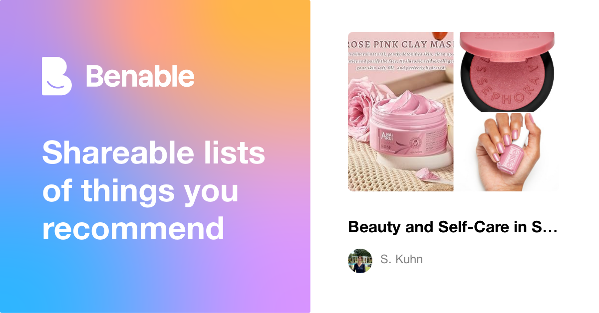 Beauty and Self-Care in Shades of Pink