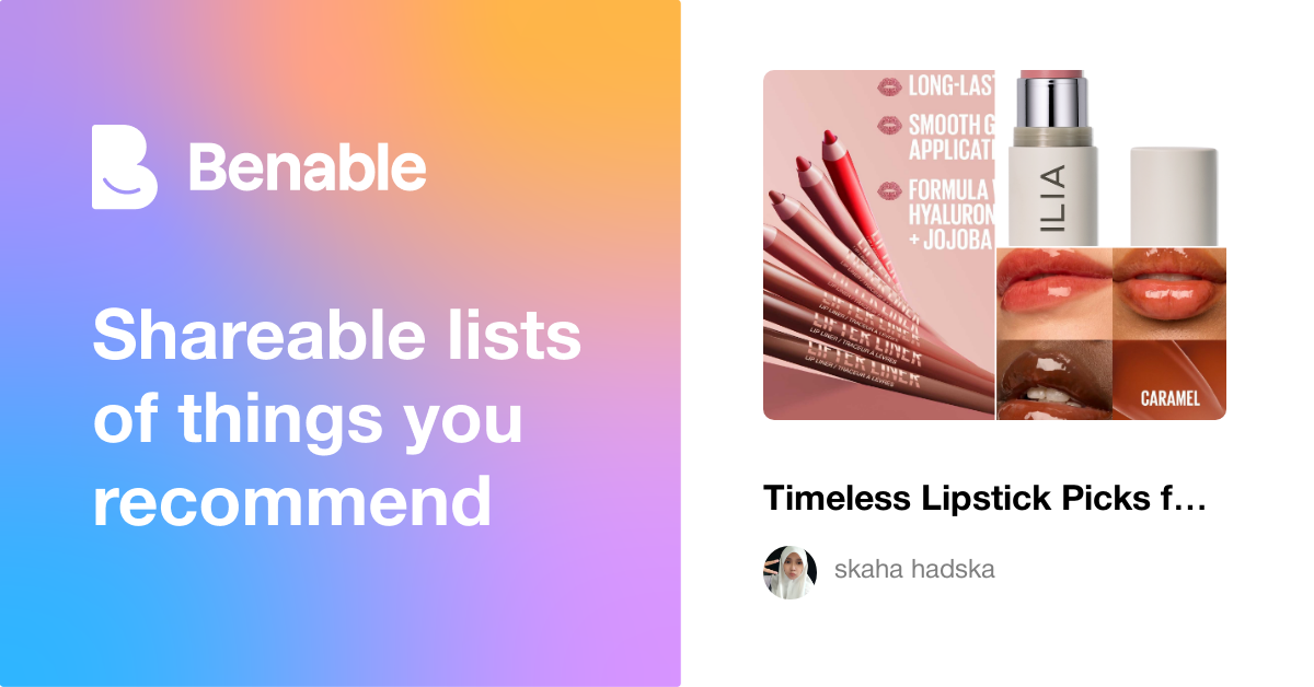 Timeless Lipstick Picks for Every Occasion