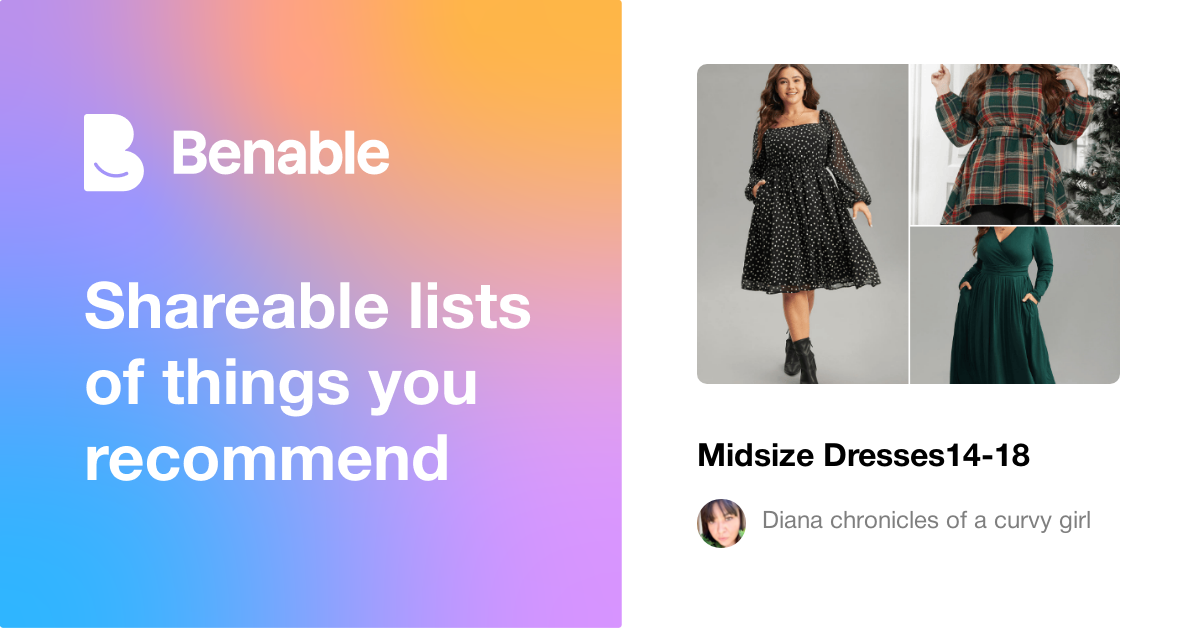 Midsize Dresses14-18