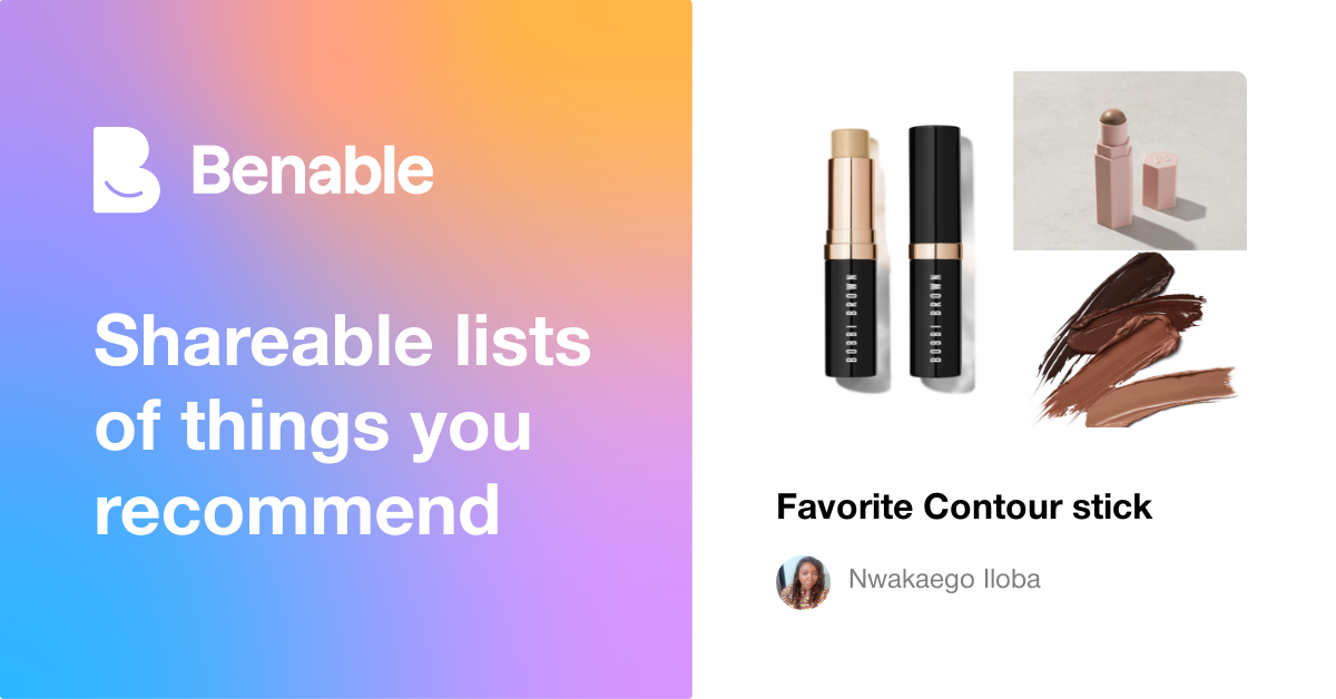 Favorite Contour stick