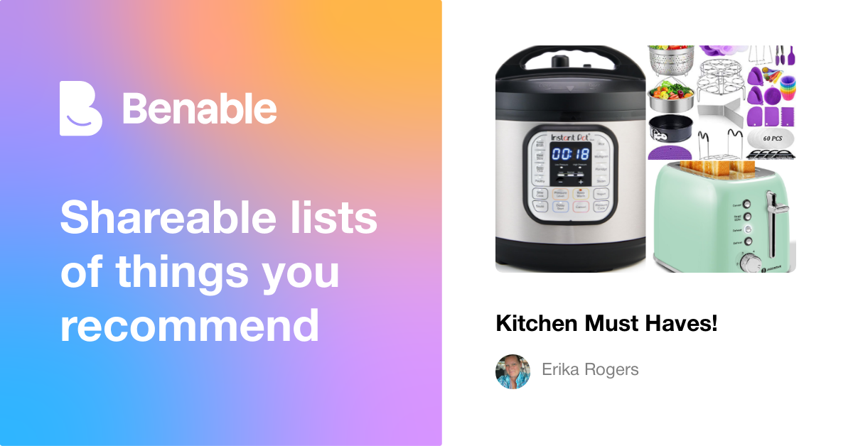 Kitchen Must Haves!