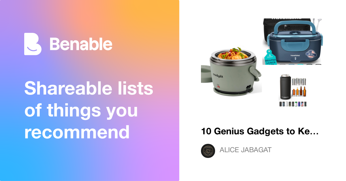 10 Genius Gadgets to Keep Food and Drinks Warm