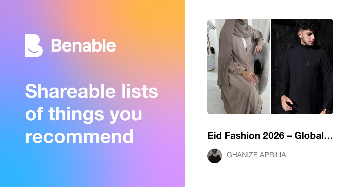 Eid Fashion 2026 – Global Modest & Premium Collection