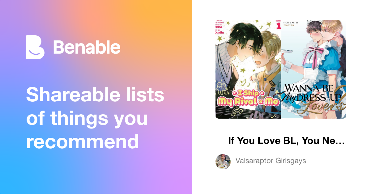 🌈 If You Love BL, You Need to Read These Manga / Manhwa 🌶️