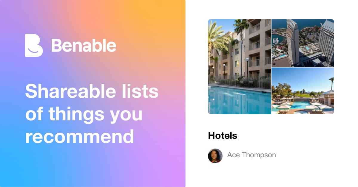 Hotels ️🏨