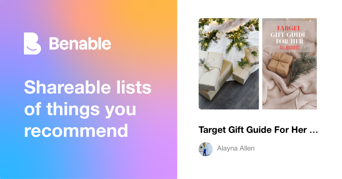 Target Gift Guide For Her 2024