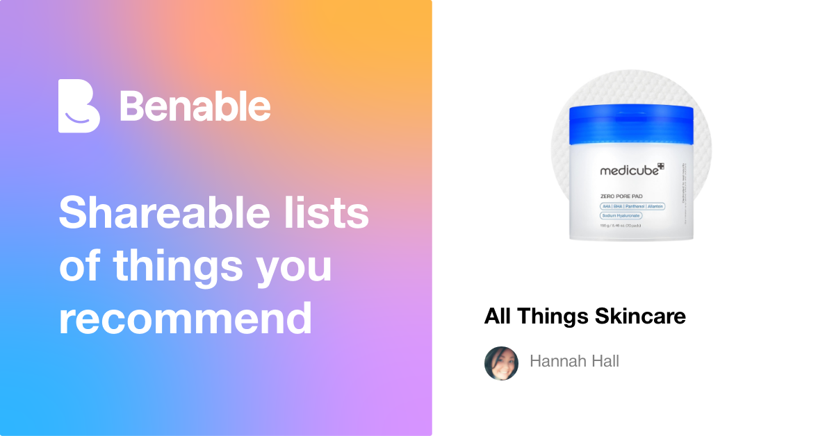 All Things Skincare