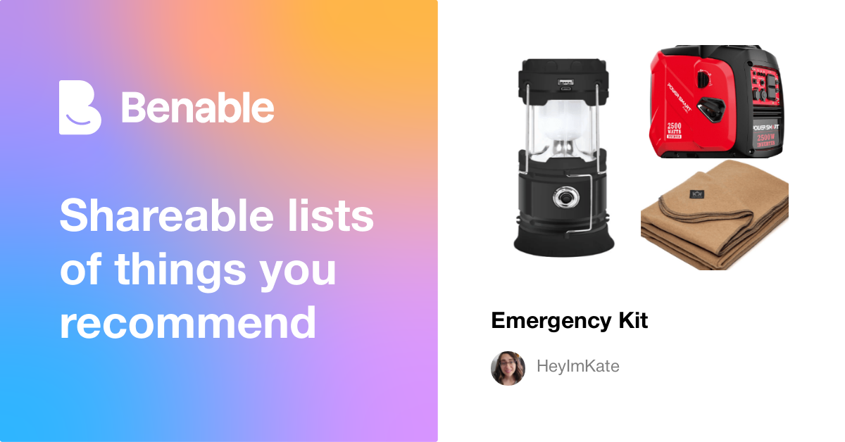 Emergency Kit