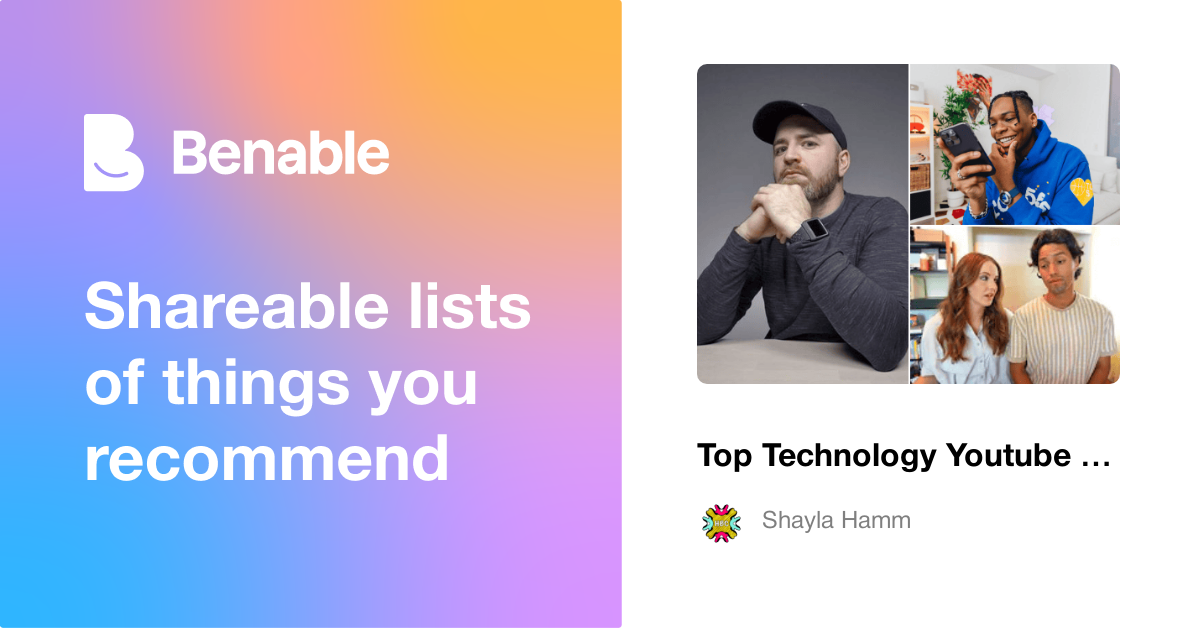 Top Technology Youtube Creators