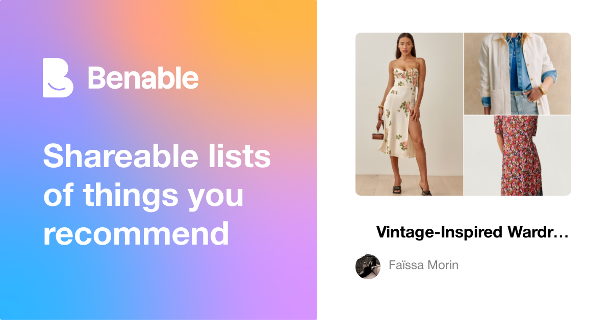 💌 Vintage-Inspired Wardrobe: 15 Pieces That Make You Feel Like An Old ...