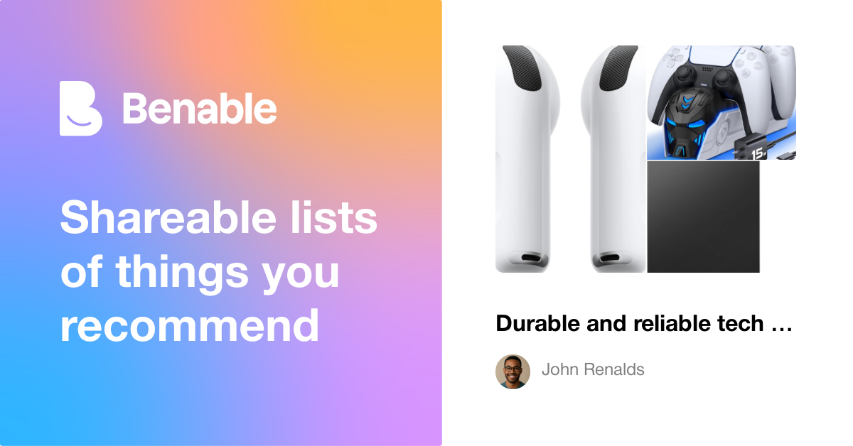 Durable and reliable tech products