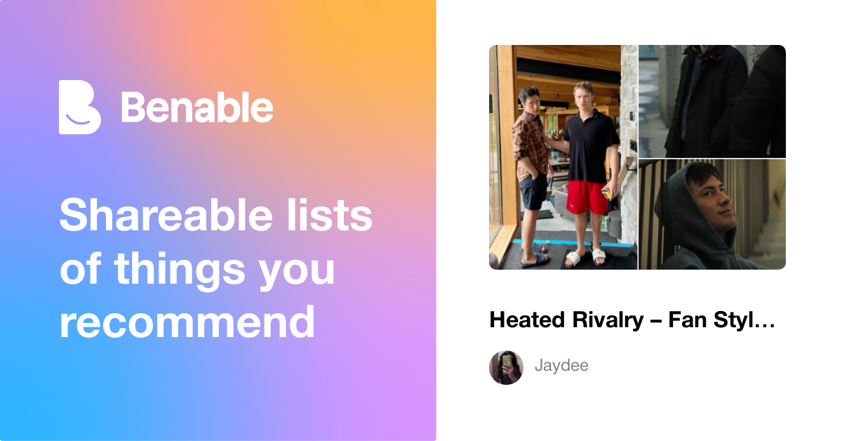 Heated Rivalry – Fan Style & Character‑Inspired Outfits