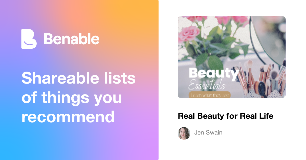 Real Beauty for Real Life