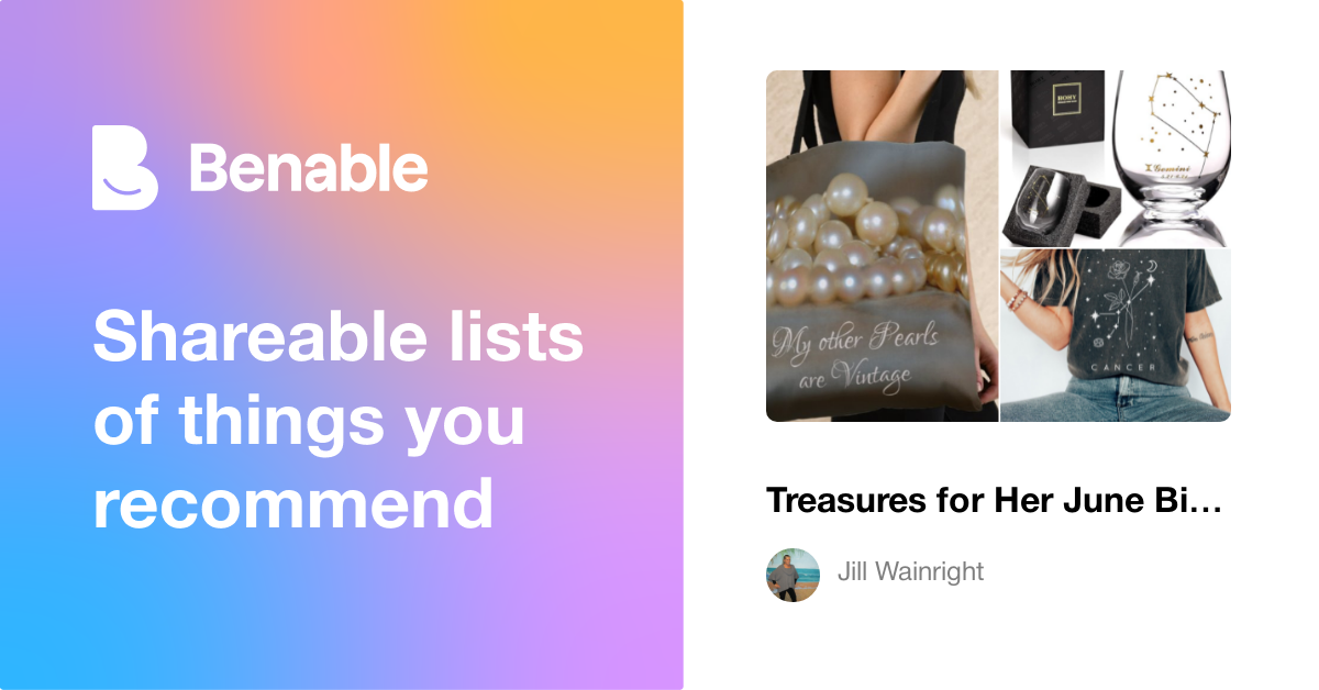 Treasures for Her June Birthday