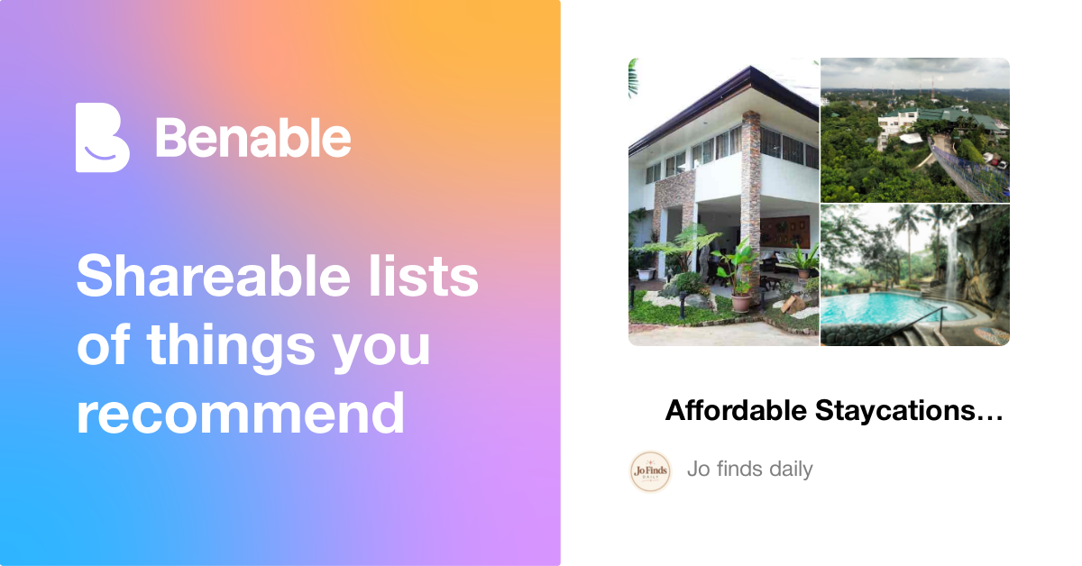 🌿 Affordable Staycations in Rizal & Antipolo (Nature + Overlooking Views)