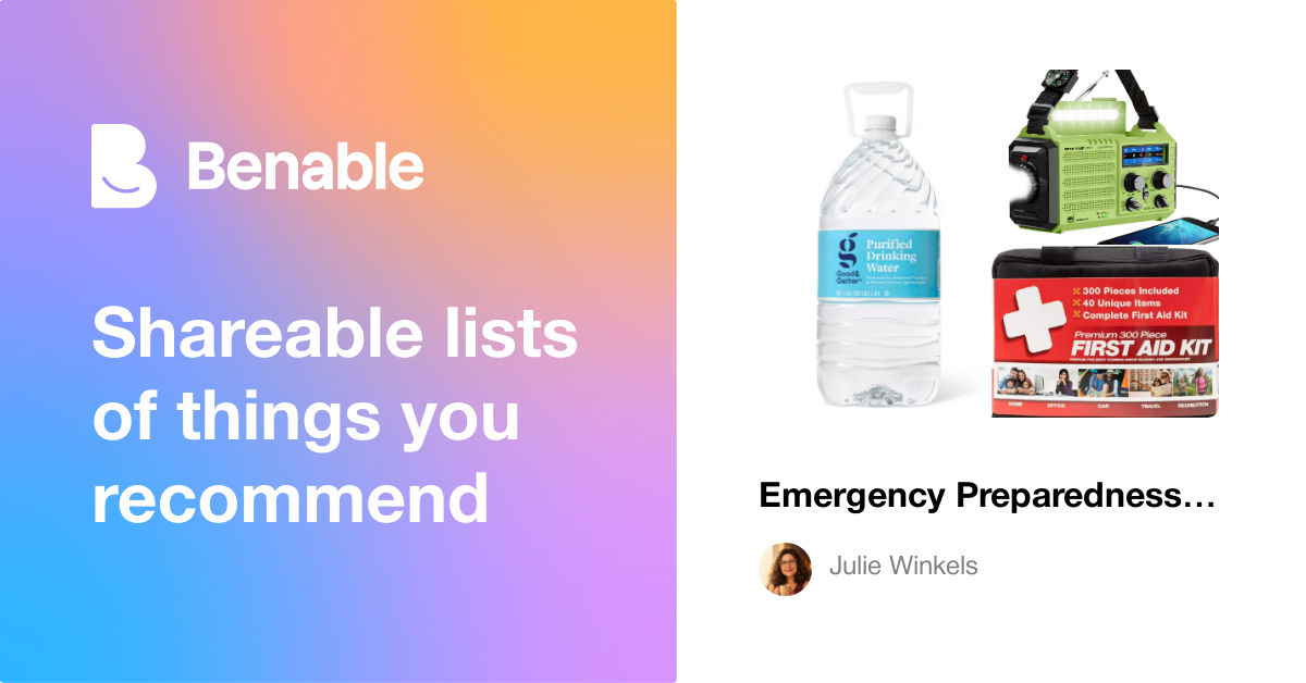 Emergency Preparedness Kit