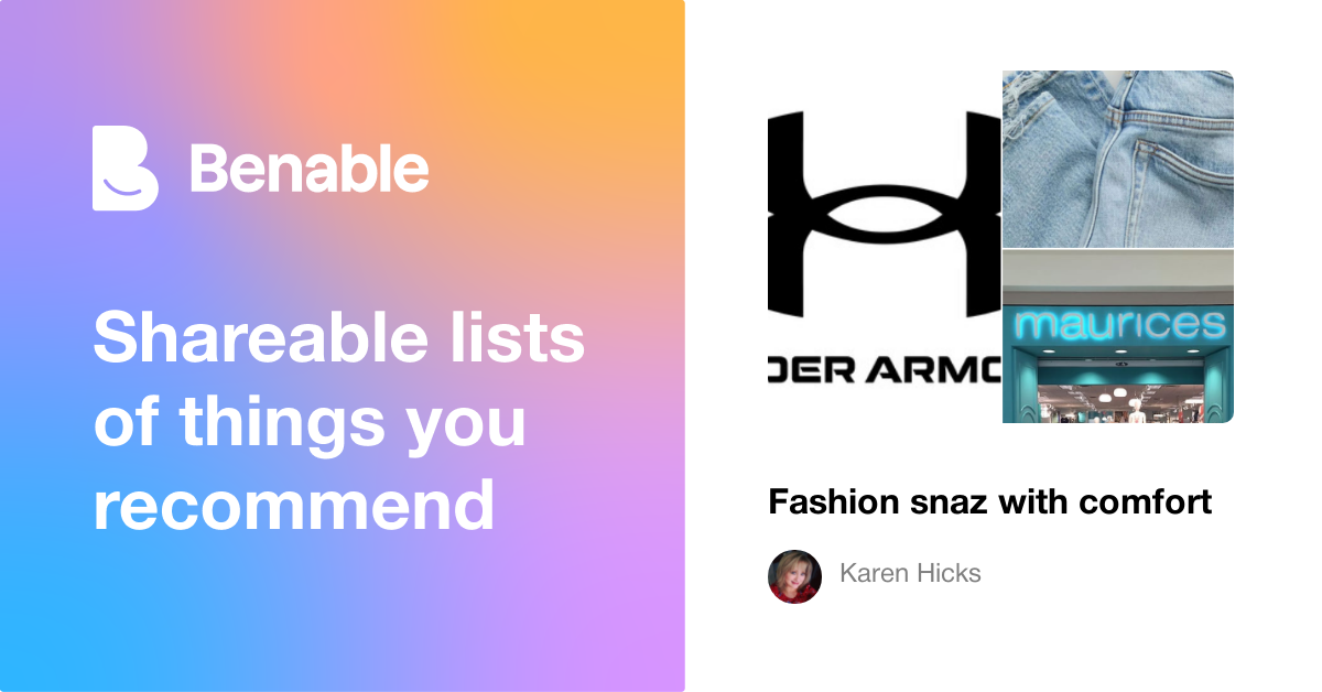 Fashion snaz with comfort