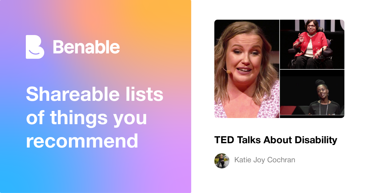 TED Talks About Disability