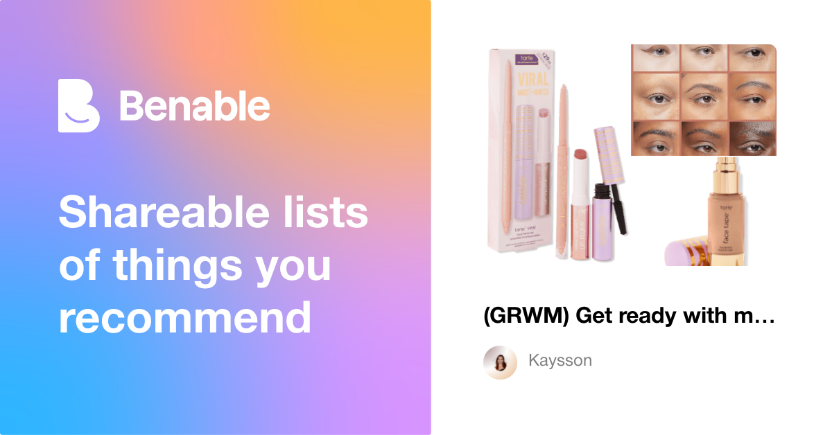(GRWM) Get ready with me: Make-Up must haves