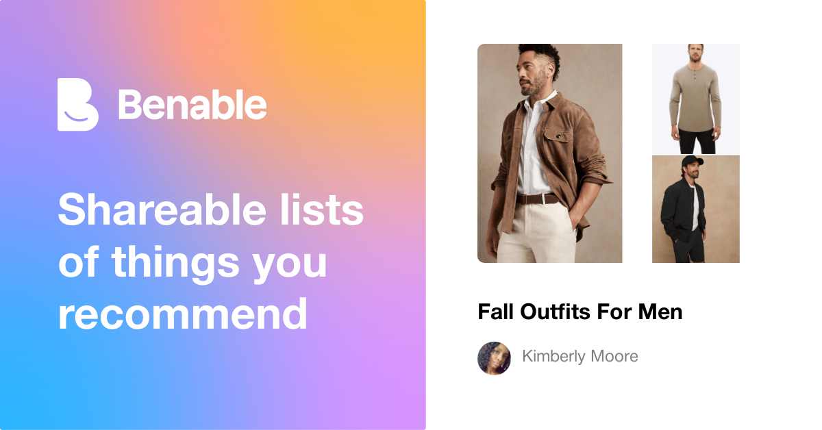 Fall Outfits For Men