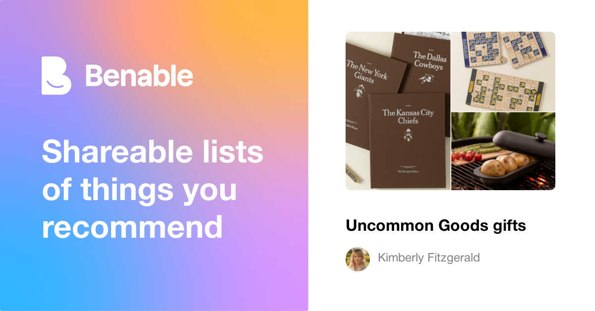 Uncommon Goods gifts