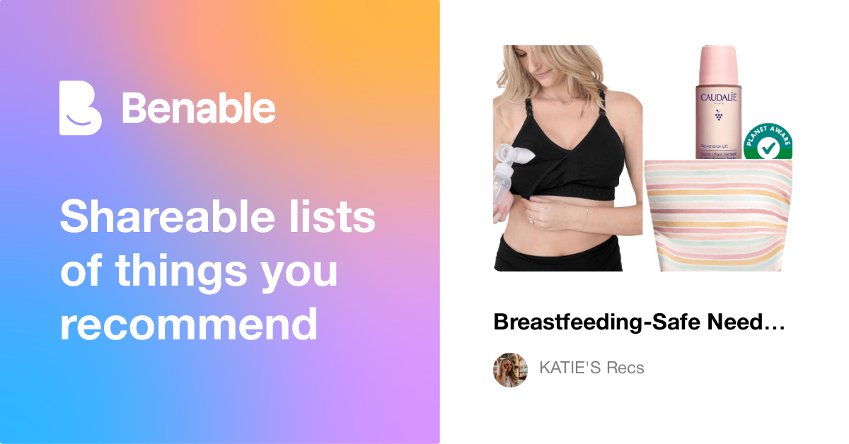 Breastfeeding-Safe Needs: Skin, Fragrance, and Clothing 🤍