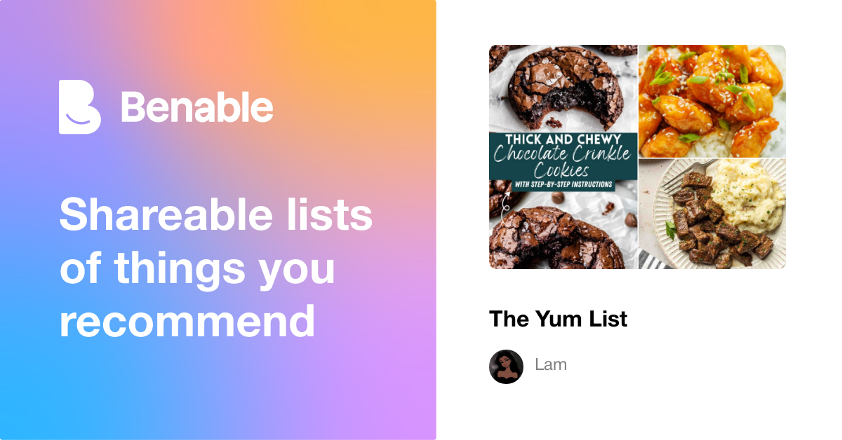 The Yum List