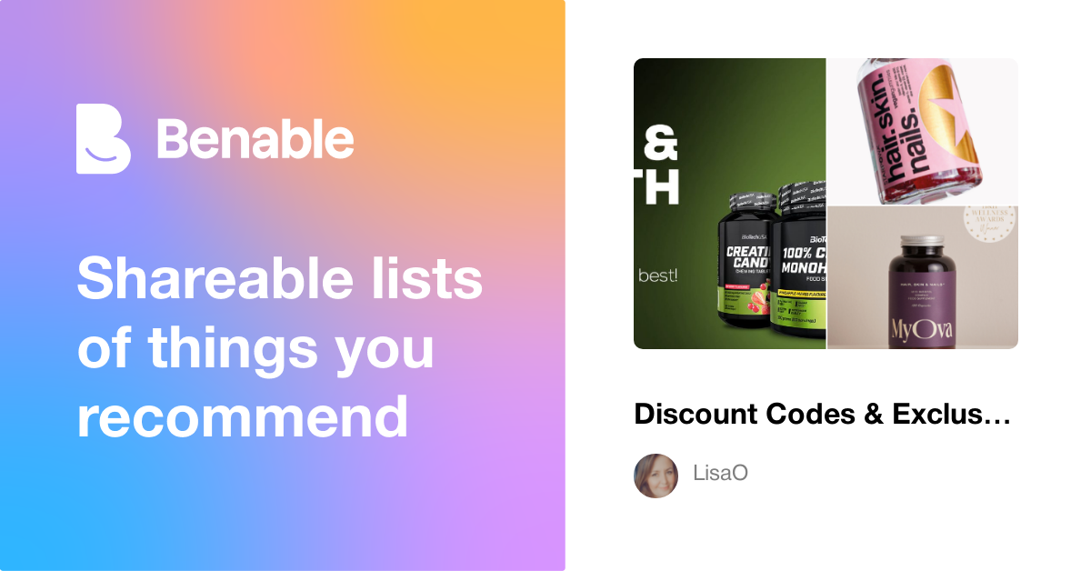 Discount Codes & Exclusive Offers