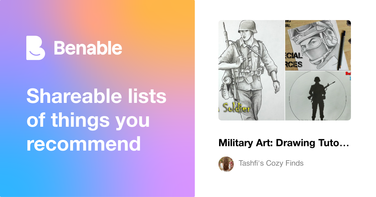 Military Art: Drawing Tutorials🖤🖤