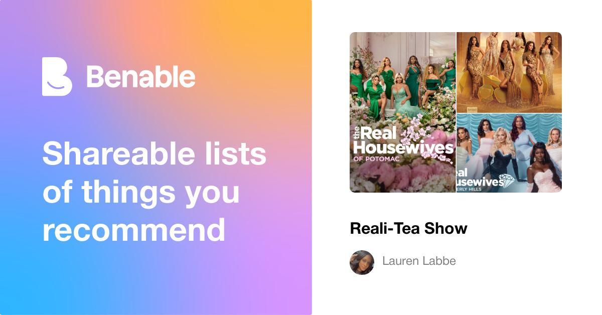 Reali-Tea Show