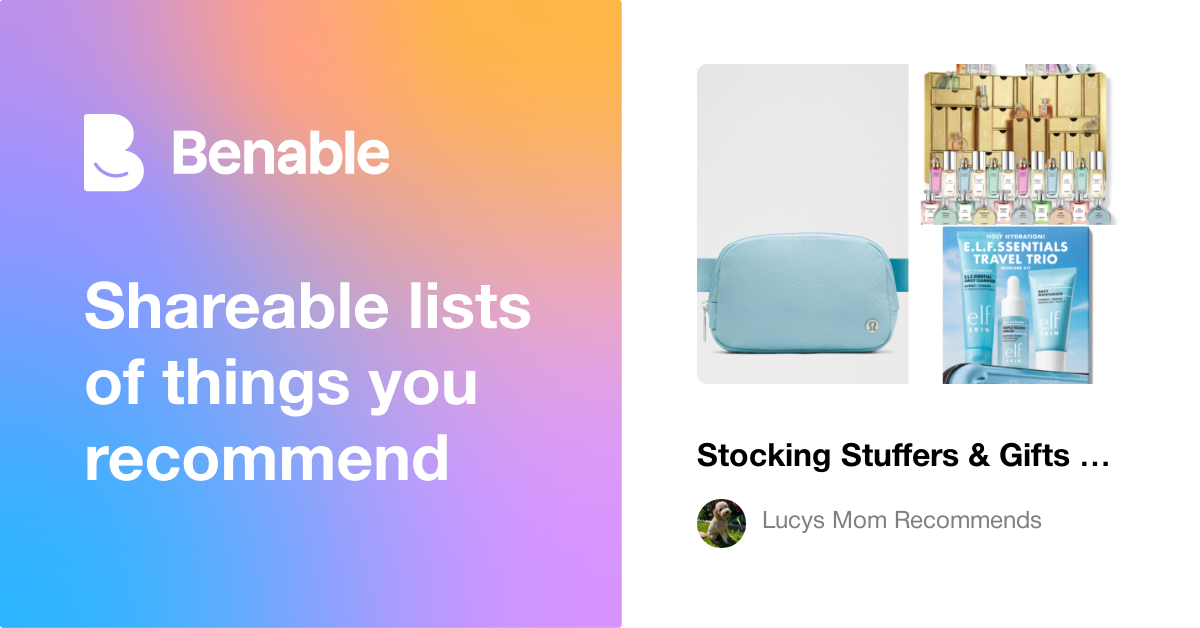 Stocking Stuffers & Gifts They’ll Actually Love
