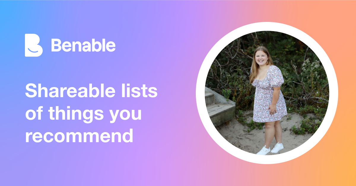 Everything @MadelineF12 (Madeline Frank) recommends - Benable