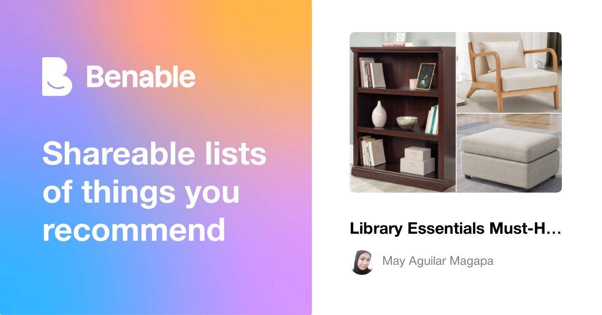 Library Essentials Must-Haves
