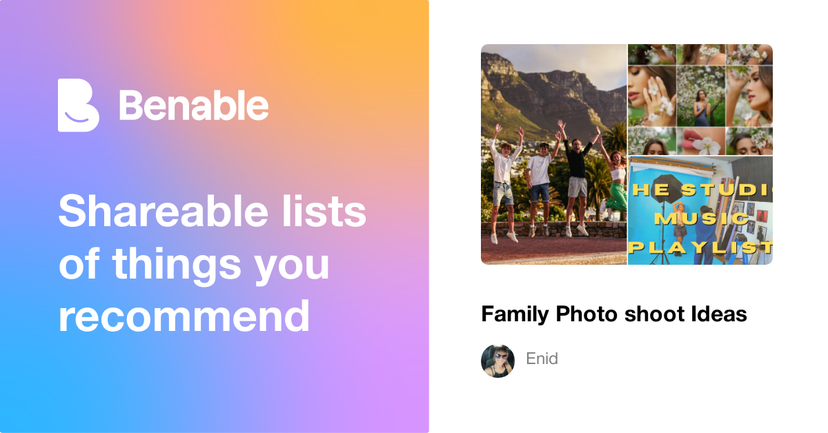 Family Photo shoot Ideas