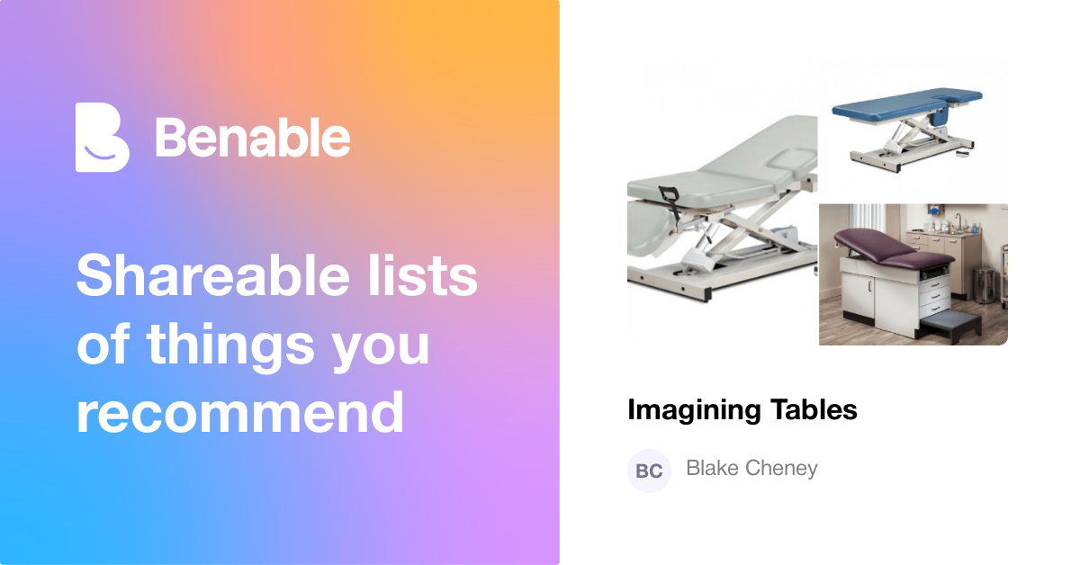Imagining Tables