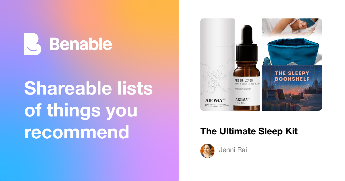The Ultimate Sleep Kit