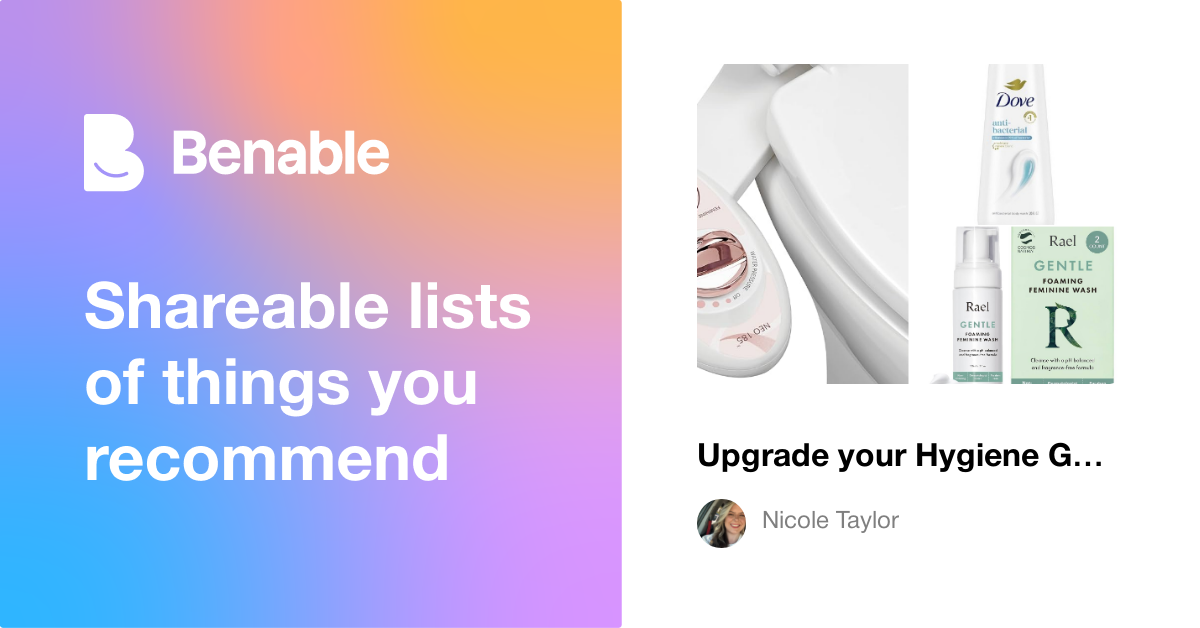 Upgrade your Hygiene Game