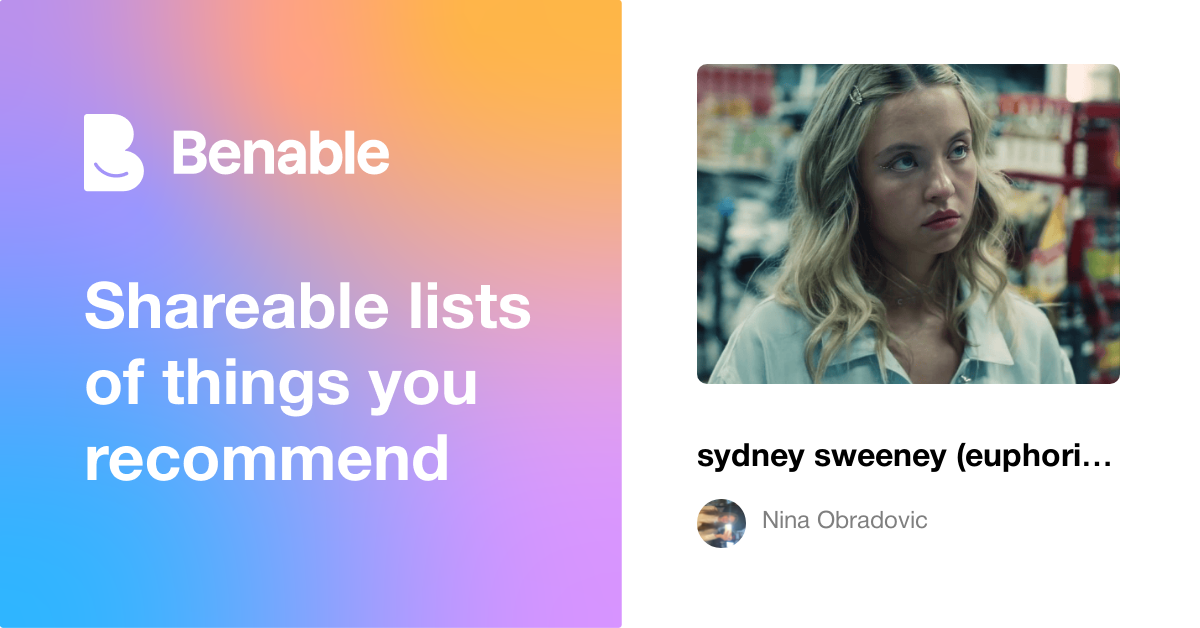 Sydney Sweeney Euphoria Makeup Routine