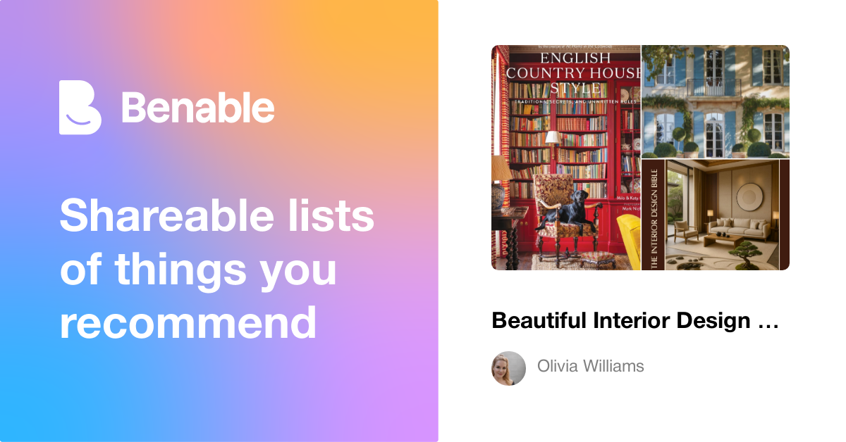 Beautiful Interior Design Books