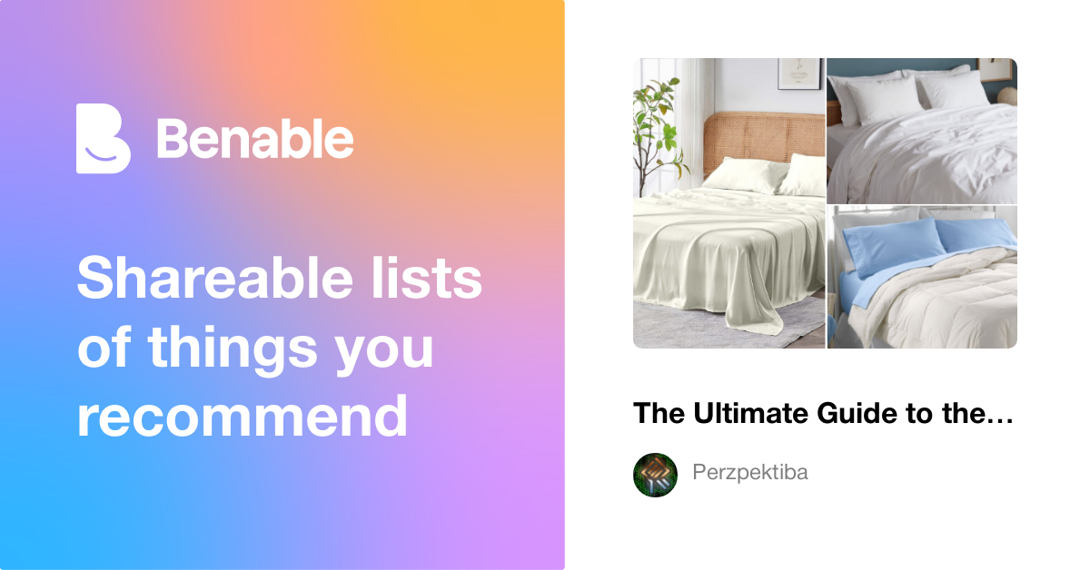 The Ultimate Guide to the Best Bed Sheets (Part 1)
