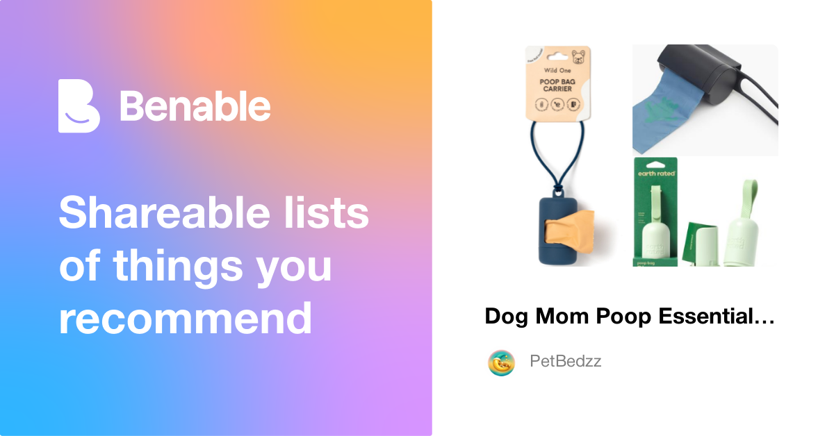 Dog Mom Poop Essentials Kit