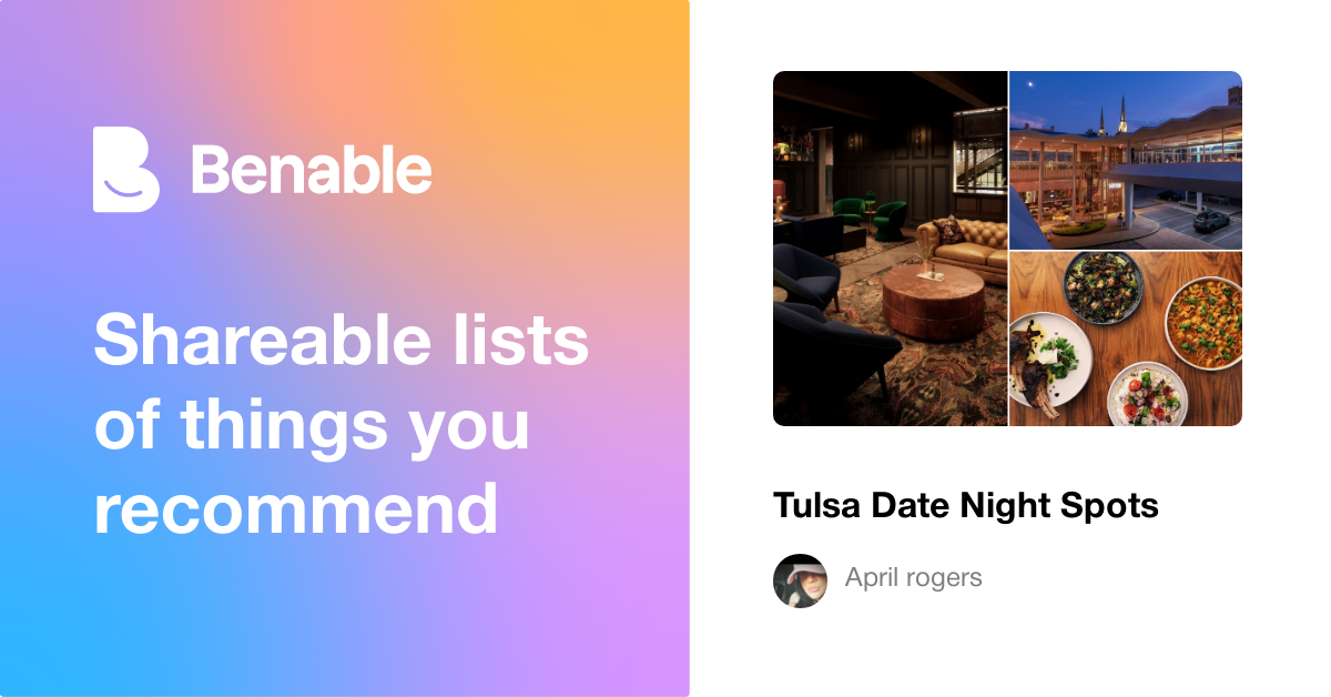 Tulsa Date Night Spots
