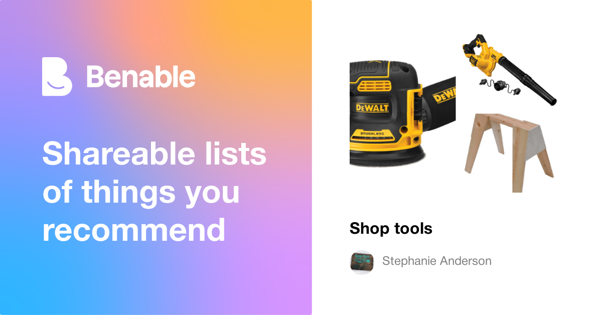 Shop tools