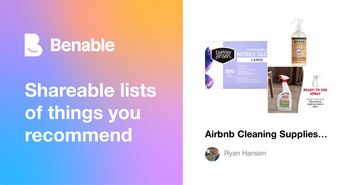Airbnb Cleaning Supplies Checklist (Turnovers, Deep Cleans & Move-Outs)