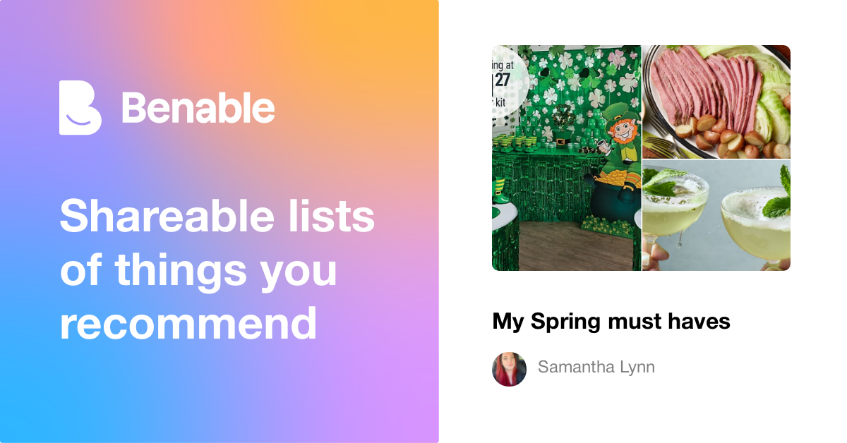 My Spring Must Haves