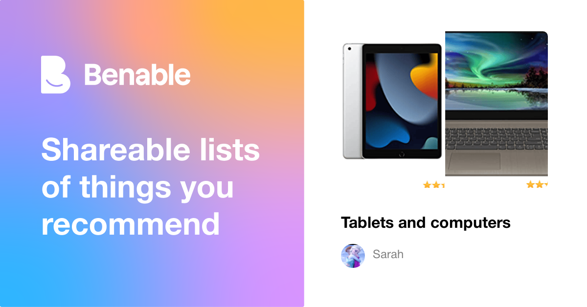 Tablets and computers