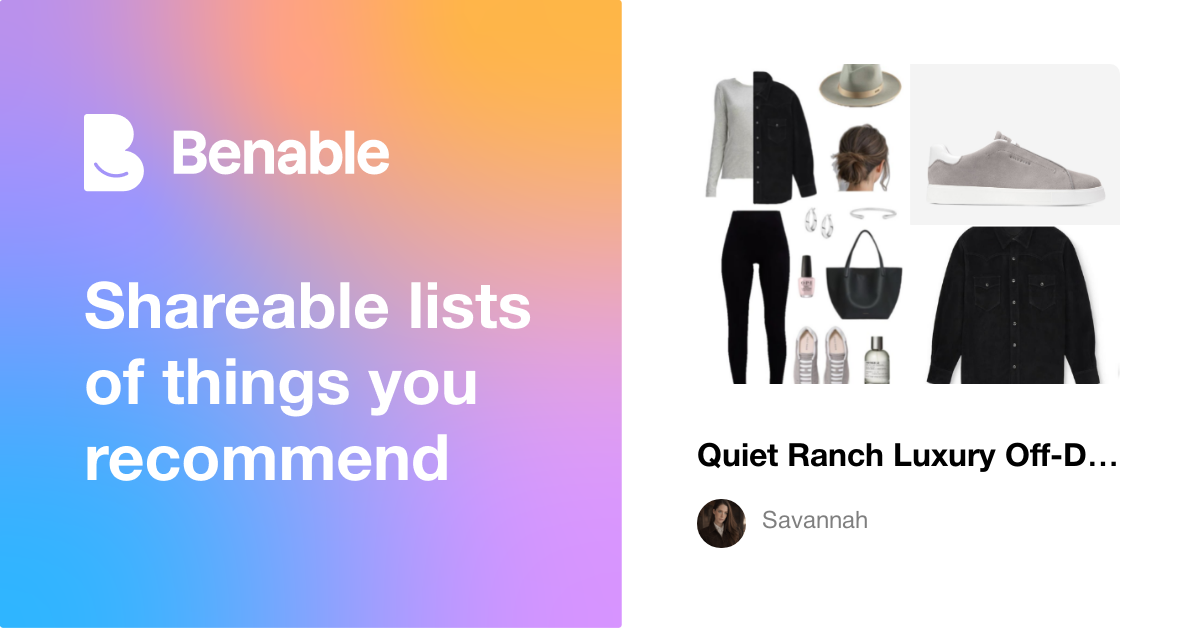 Quiet Ranch Luxury Off-Duty Outfit Essentials