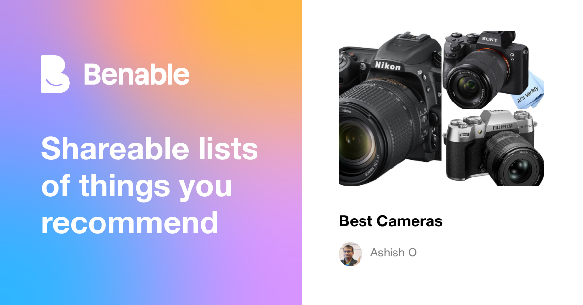 Best Cameras