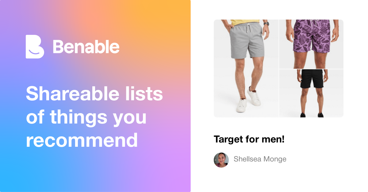 Target for men!
